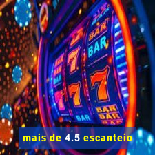 mais de 4.5 escanteio