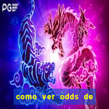 como ver odds de jogos passados