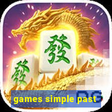 games simple past