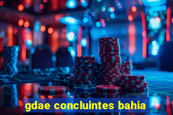 gdae concluintes bahia