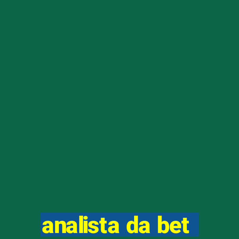 analista da bet