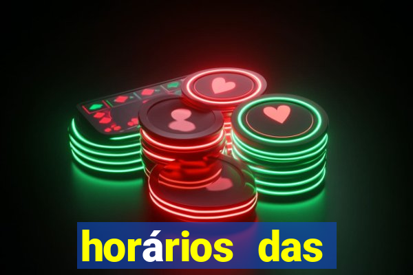 horários das plataformas de jogos